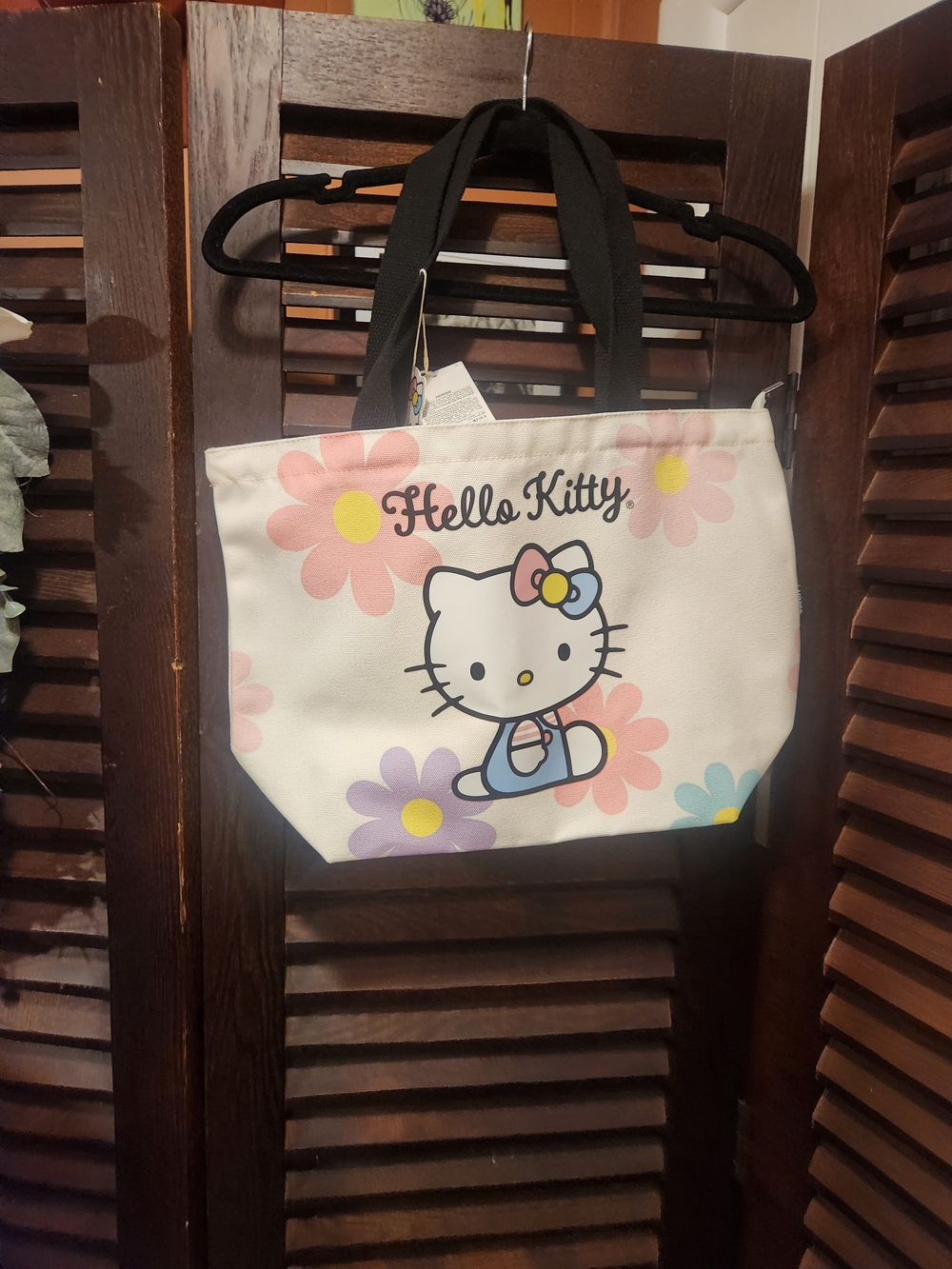 Hello Kitty Floral Tote Bag - Pastel Flowers